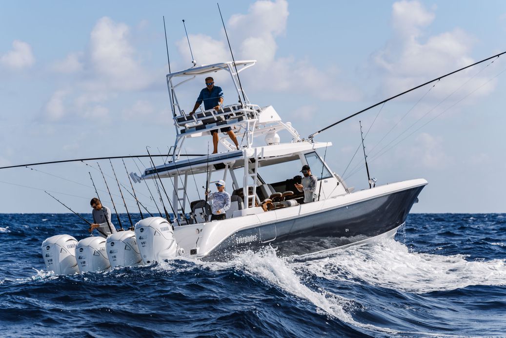Sport Fishing Magazine - Everglades 455cc Boat Review - Oyster Harbors  Marine